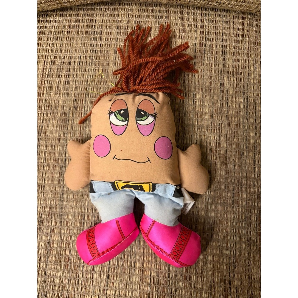 1985 Vintage 7" Pillow People Plush Stuffed Toy Big Footsteps